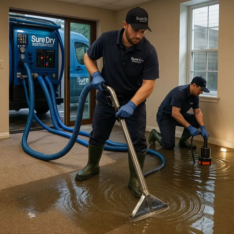 Water Extraction and Removal process in Lake Mills, IA